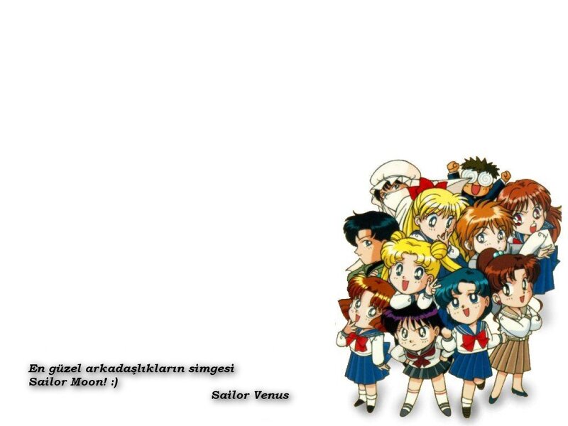 Sailor Moon Characters — Blue, Playful
