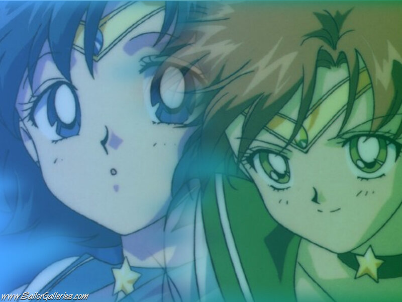 Sailor Moon characters close-up