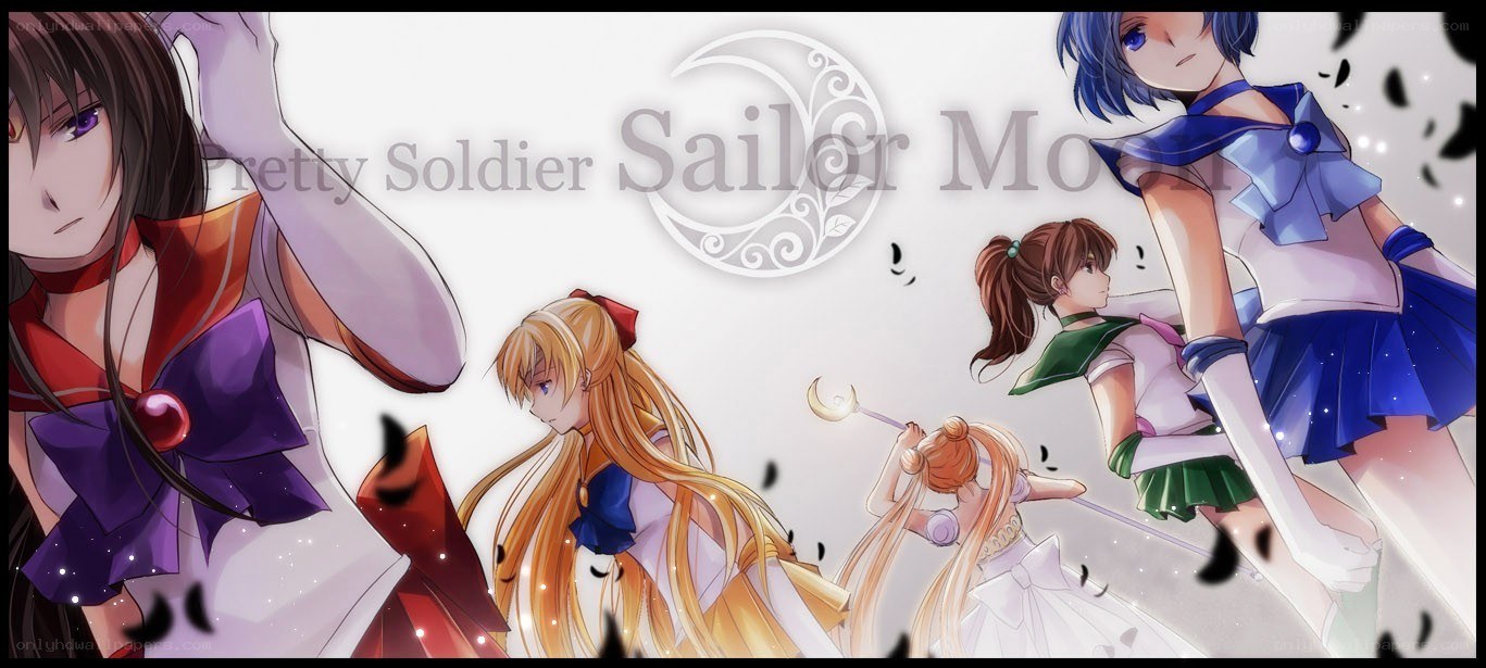 Sailor Moon characters collage
