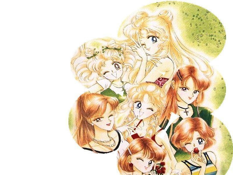 Sailor Moon characters collage