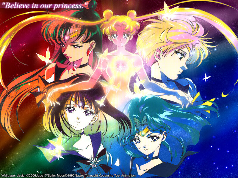 Sailor Moon characters collage