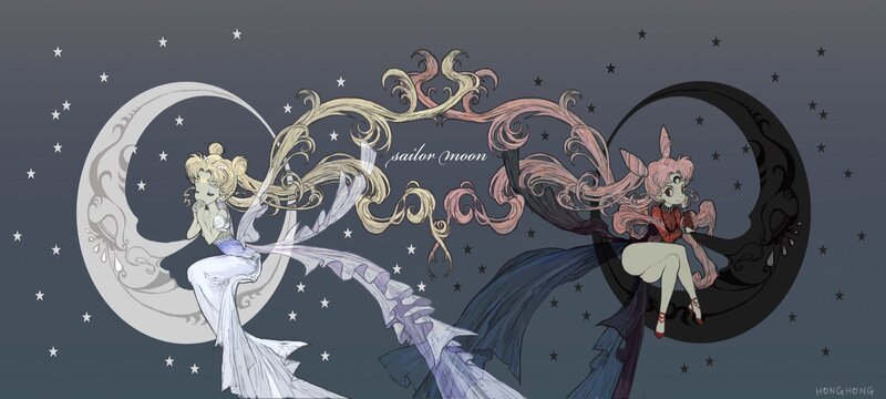 Sailor Moon Characters — Gray