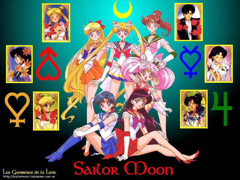 Sailor Moon Characters — Green, Dramatic, Anime