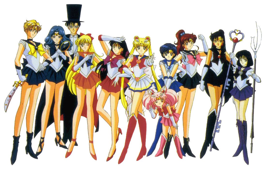 Sailor Moon characters group