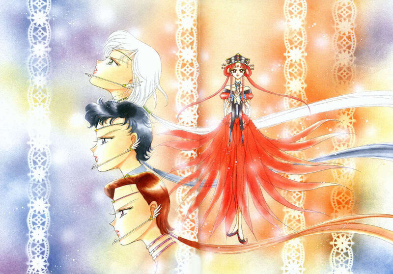 Sailor Moon characters in profile
