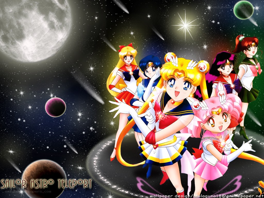 Sailor Moon characters in space