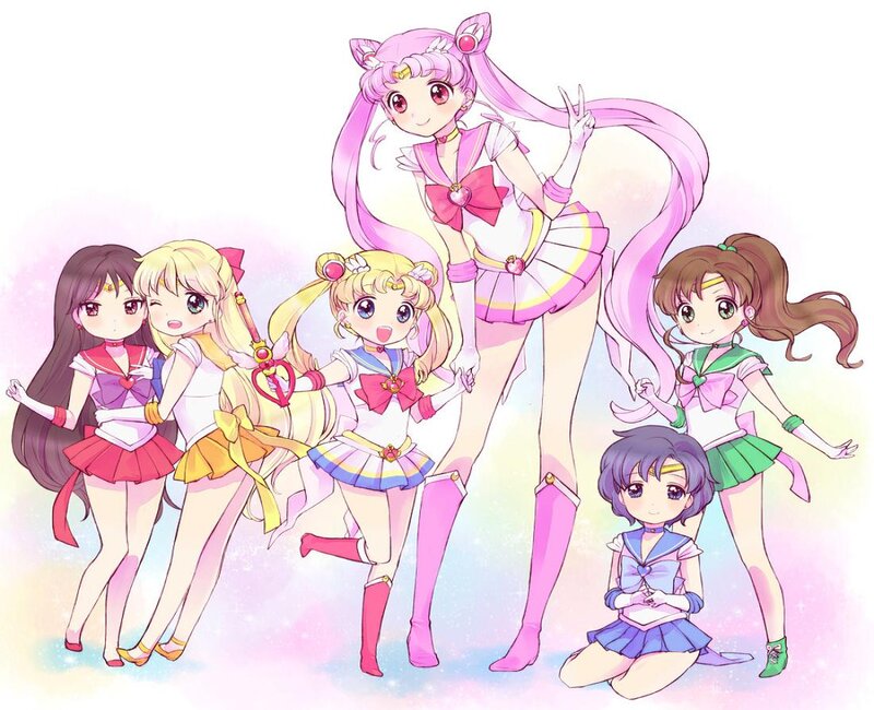 Sailor Moon Characters — Pink, Cheerful, Anime