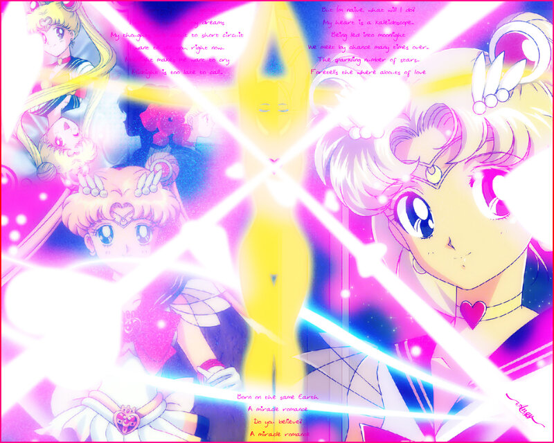 Sailor Moon Characters — Pink, Dreamy, Vibrant