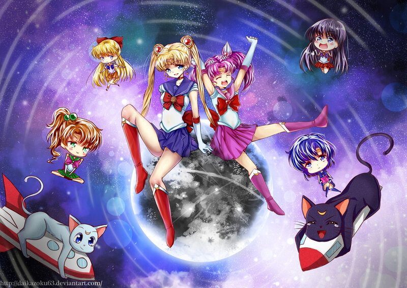 Sailor Moon Characters — Purple, Fantastical