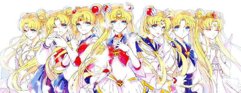 Sailor Moon Characters — Yellow, Bright, Cheerful