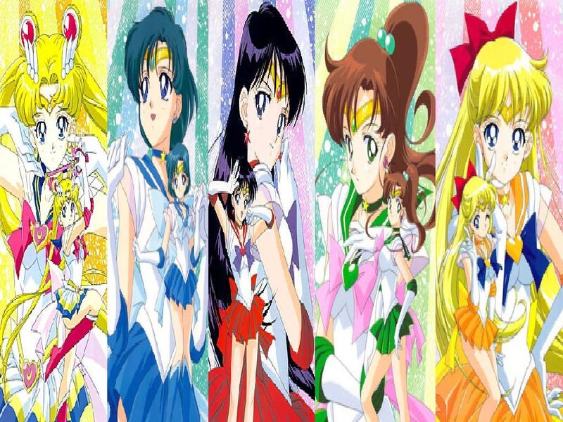 Sailor Moon Characters — Yellow, Colorful