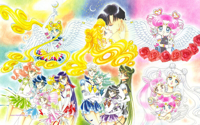 Sailor Moon Characters — Yellow, Dramatic, Night