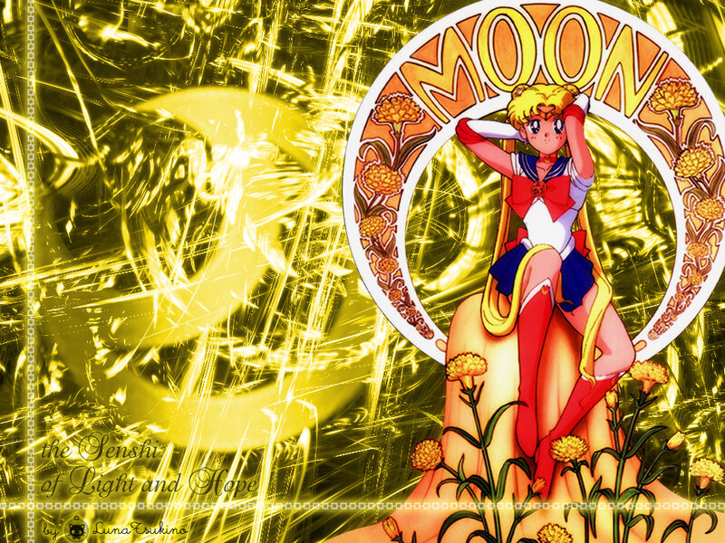 Sailor Moon golden artwork