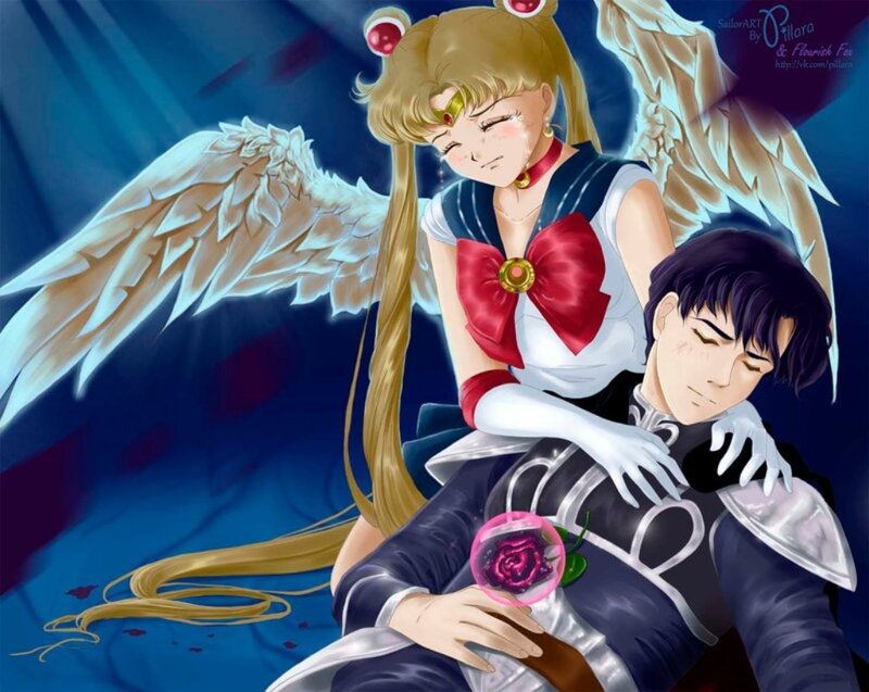 Sailor Moon Holding a Man