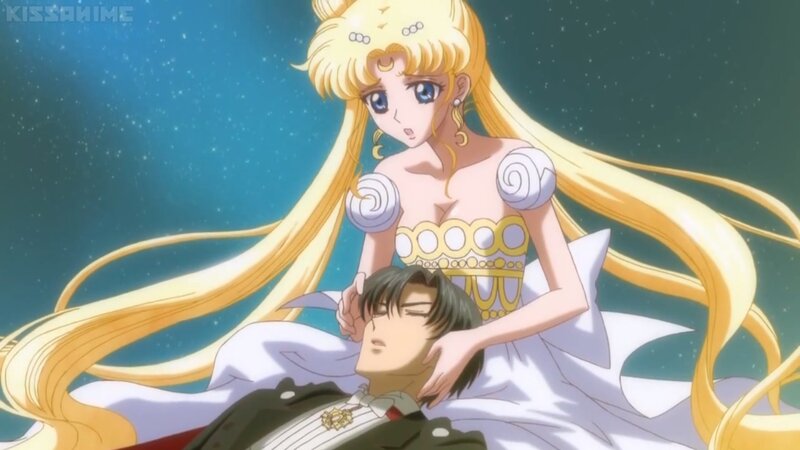 Sailor Moon Holding Man