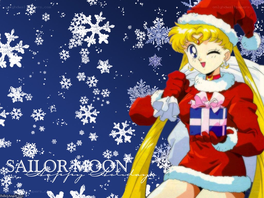 Sailor Moon holiday scene