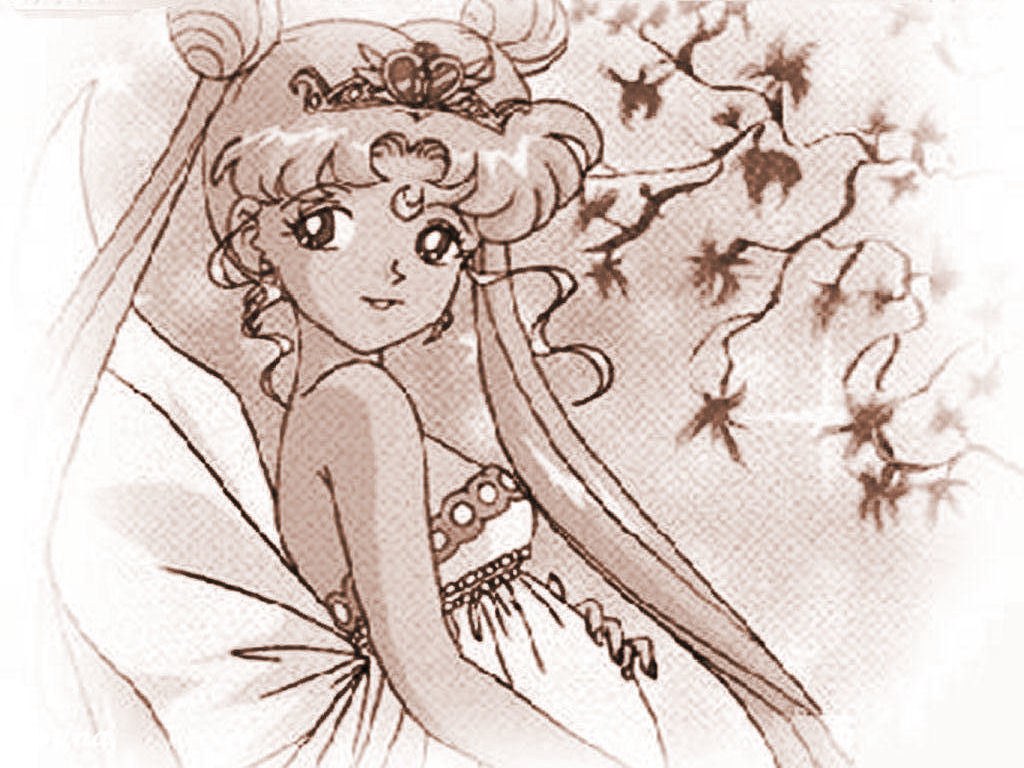 Sailor Moon in a wedding dress