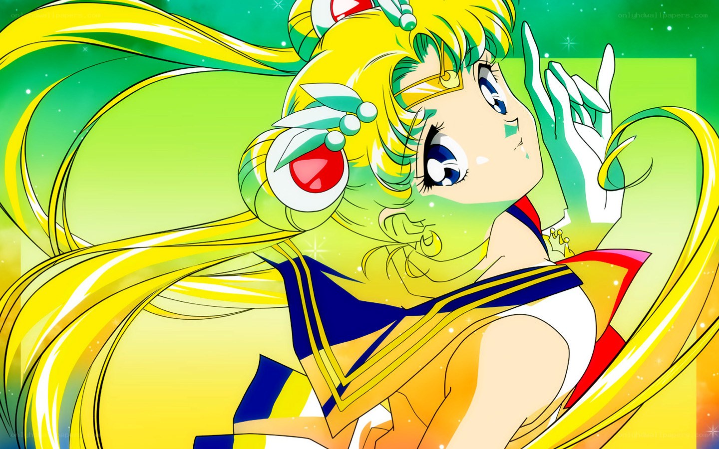 Sailor Moon in action