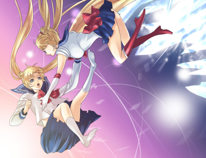 Sailor Moon in action