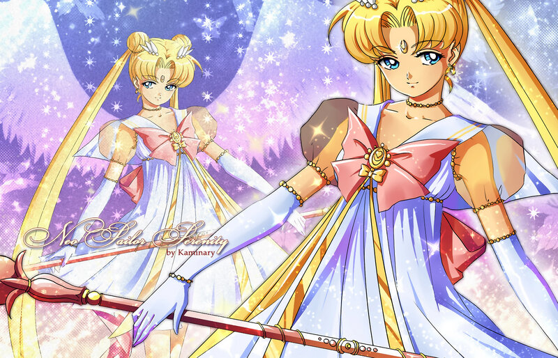 Sailor Moon in elegant gown