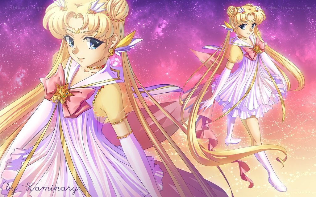 Sailor Moon in her transformation