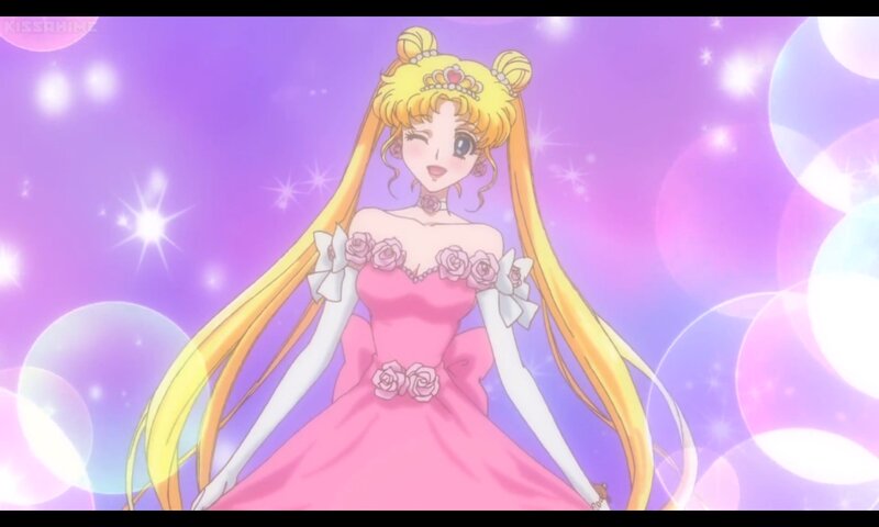 Sailor Moon in Pink Dress