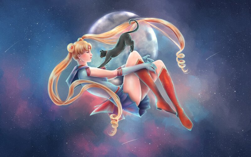 Sailor Moon in Space — Blue