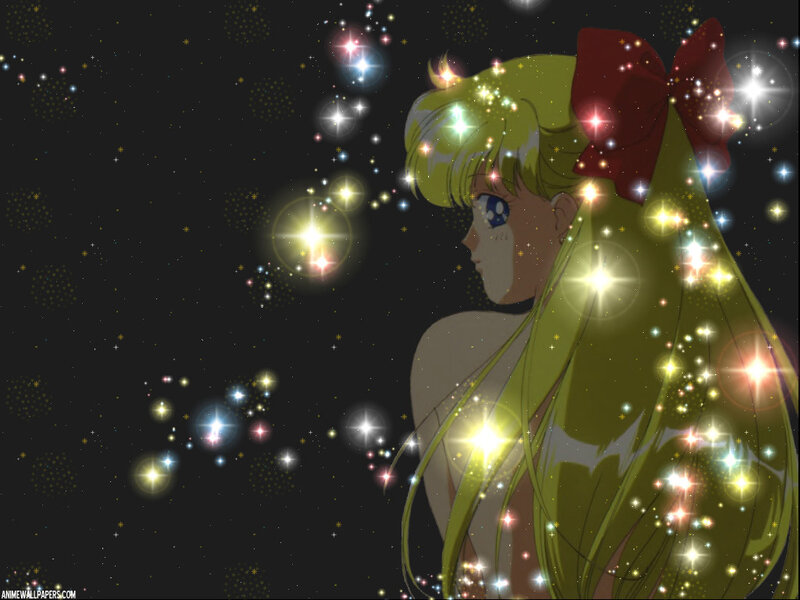 Sailor Moon in starry night
