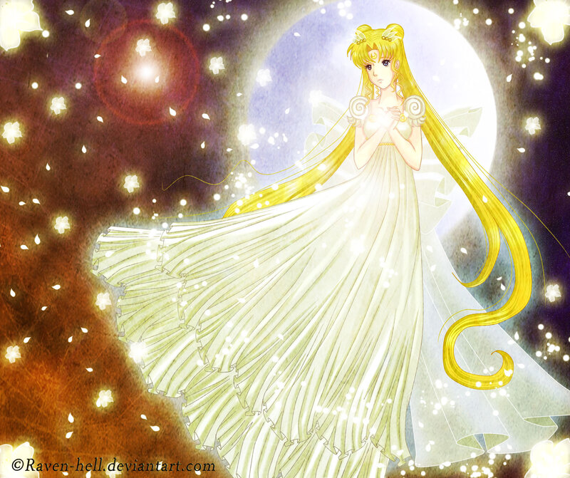 Sailor Moon in White Dress — Serene