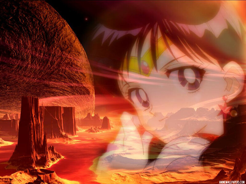 Sailor Moon on a red planet