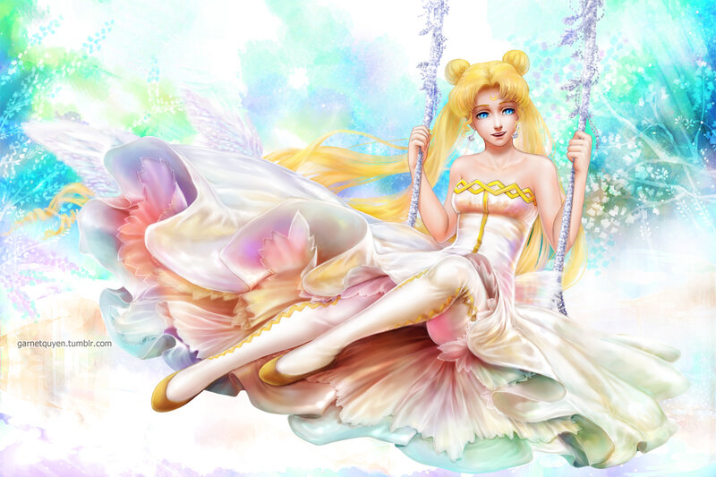 Sailor Moon on Swing