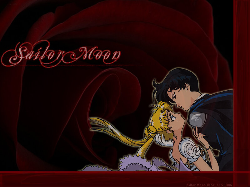 Sailor Moon romantic scene