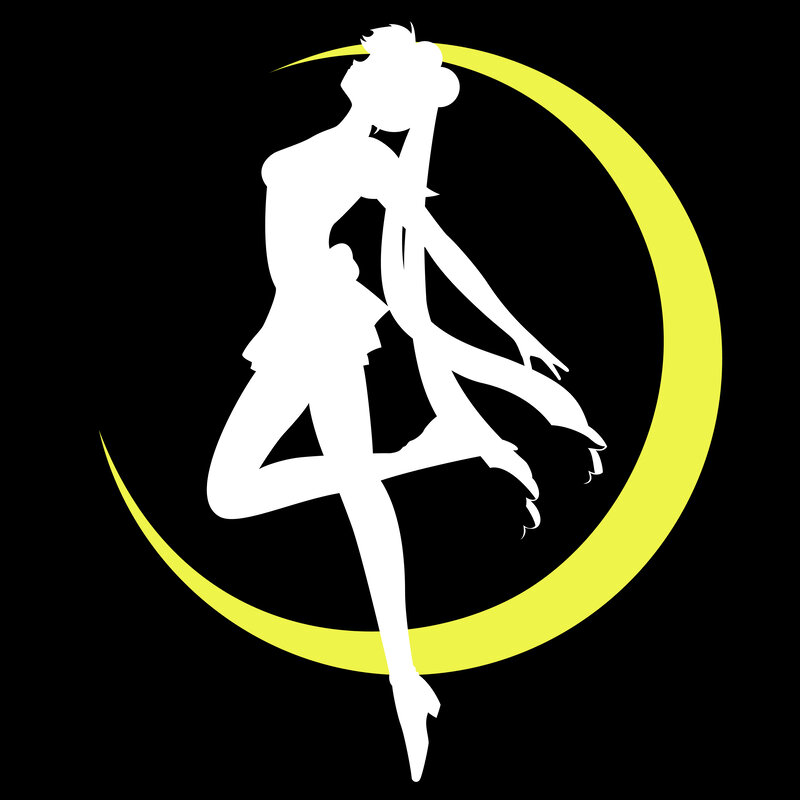 sailor moon silhouette logo