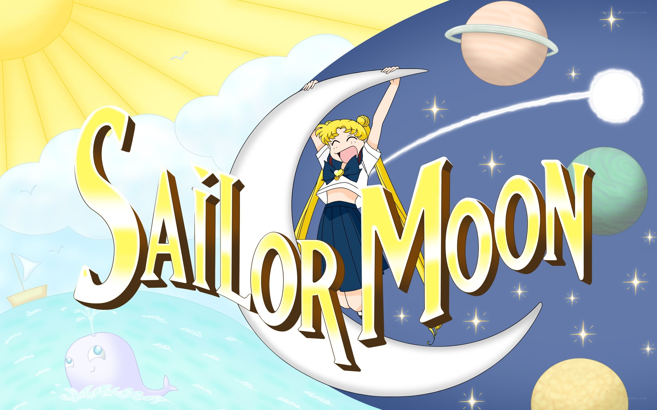 Sailor Moon title art