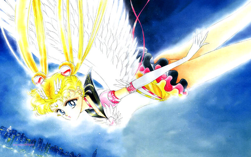 Sailor Moon with angel wings