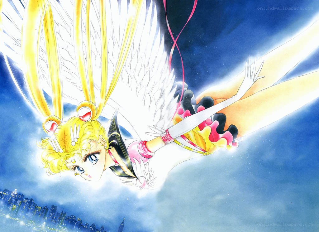 Sailor Moon with angel wings