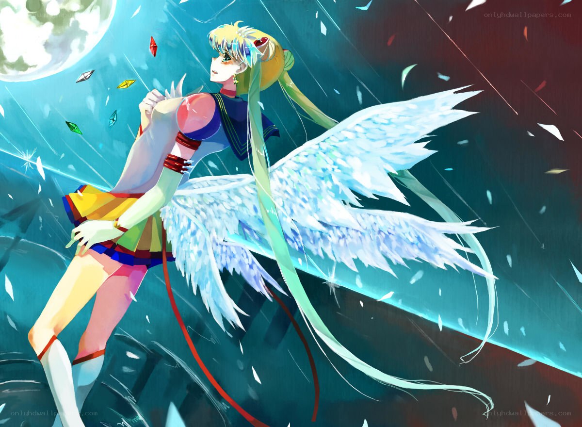 Sailor Moon with angel wings