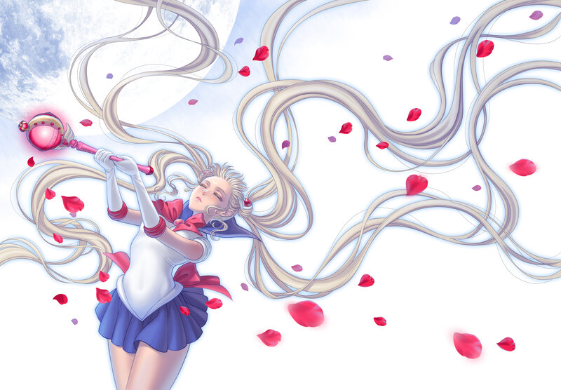 Sailor Moon with Staff