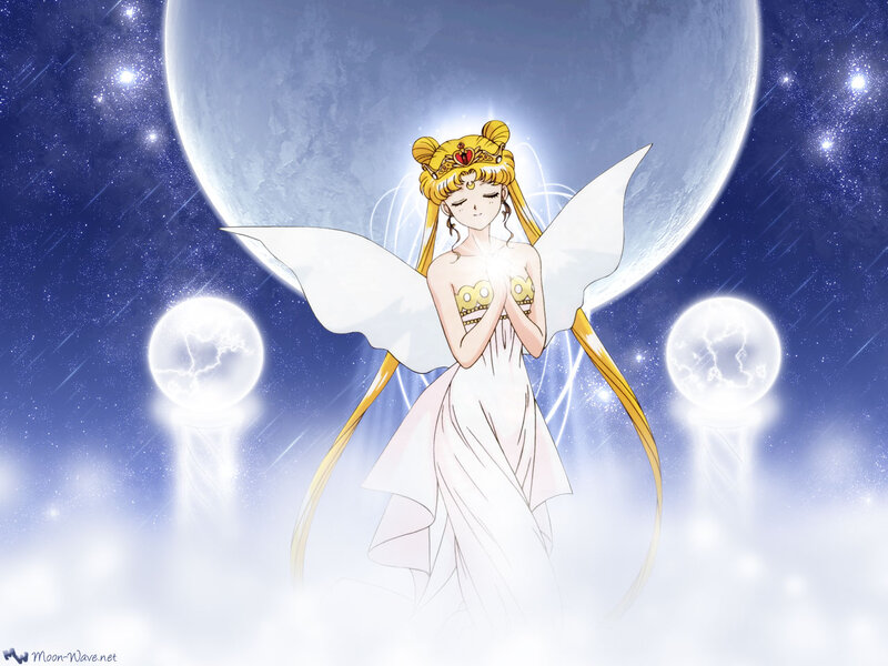 Sailor Moon with Wings — Blue, Serene, Night