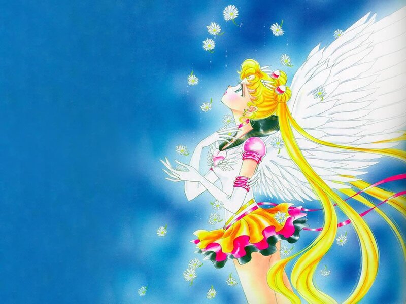 Sailor Moon with Wings — Blue
