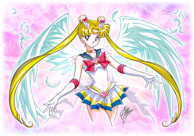 Sailor Moon with Wings — Pink, Magical