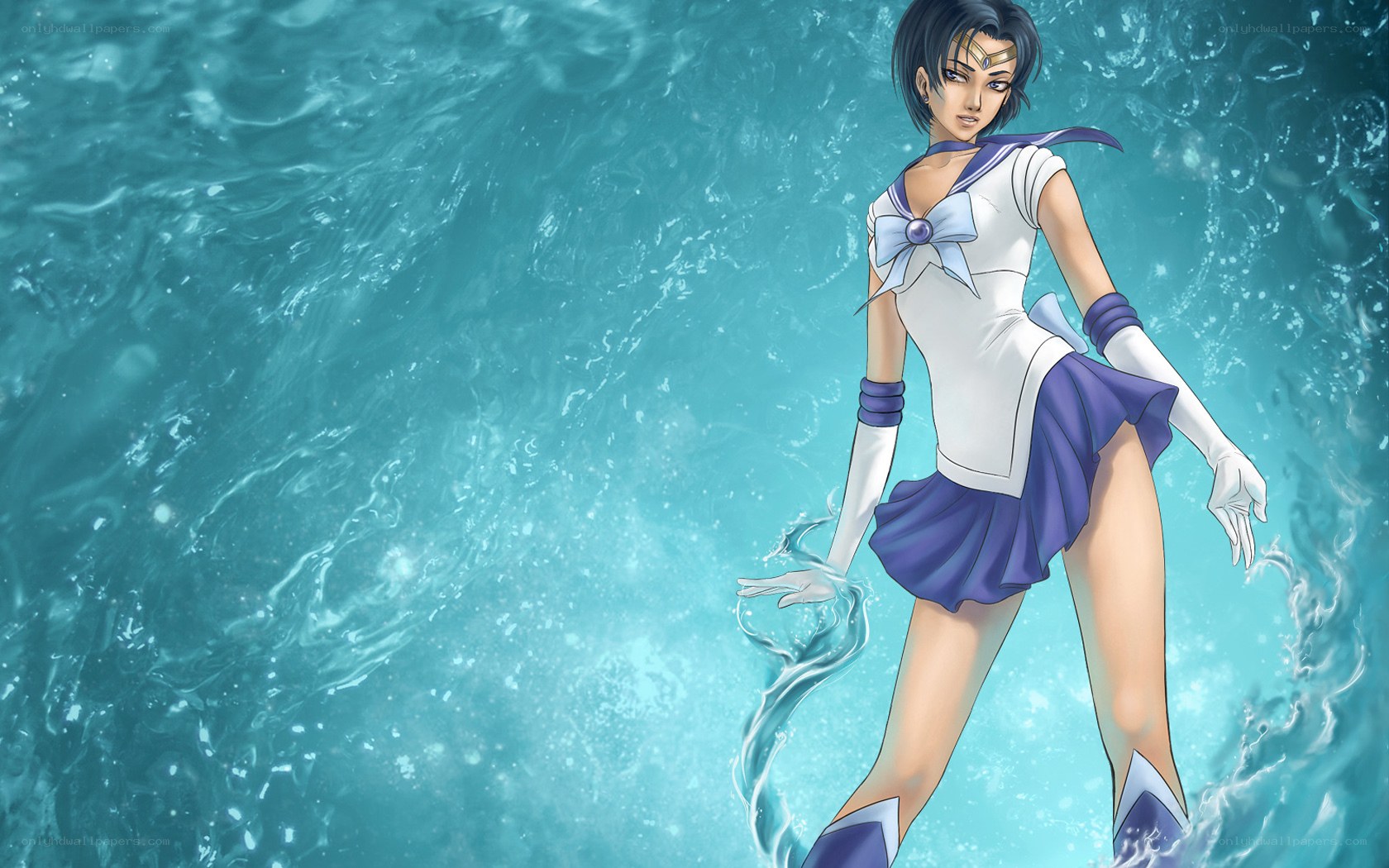 Sailor Neptune in water