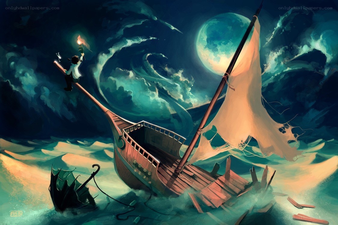 Sailor on a sinking ship