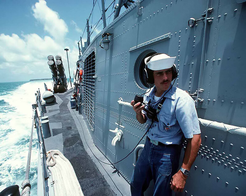 Sailor on Ship Deck