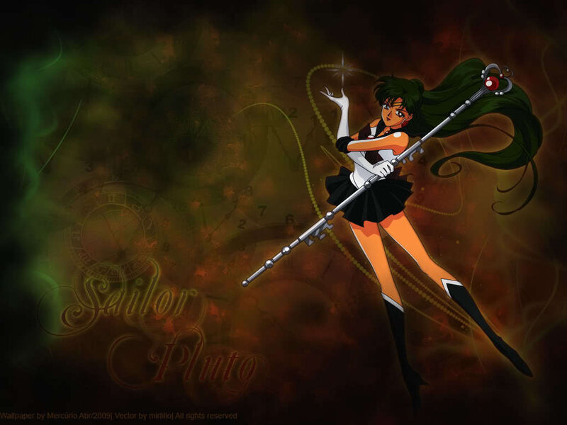 Sailor Pluto in action