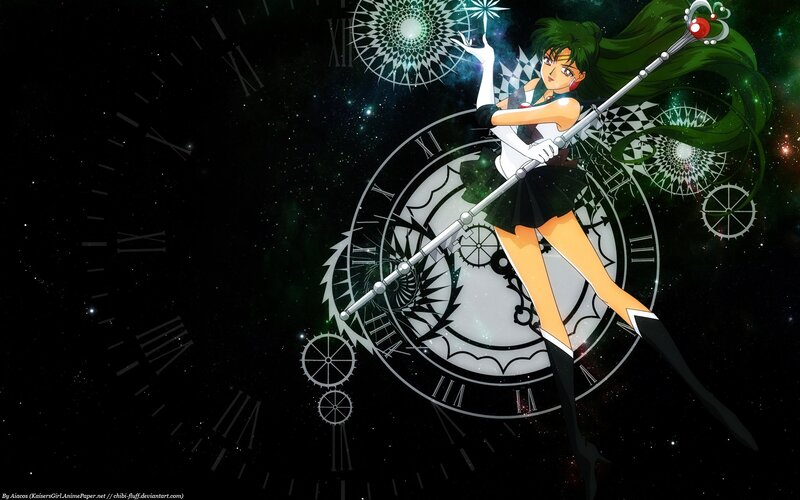 Sailor Pluto with staff