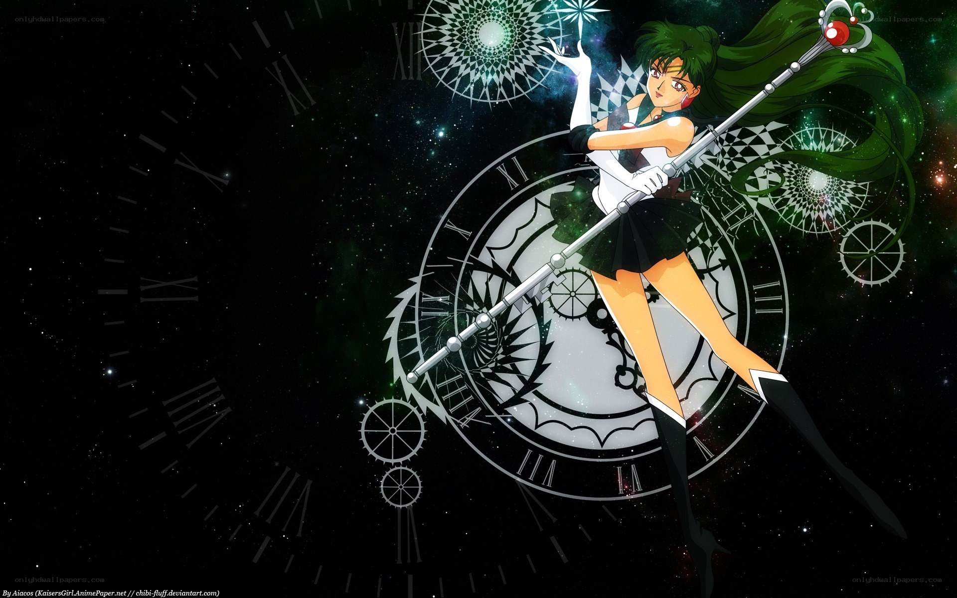 Sailor Pluto with staff