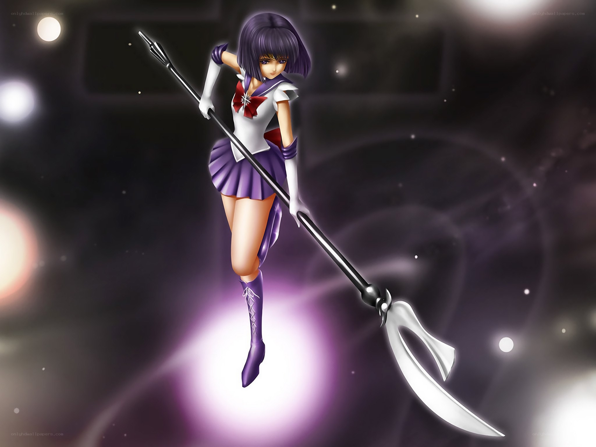 Sailor Saturn with scythe