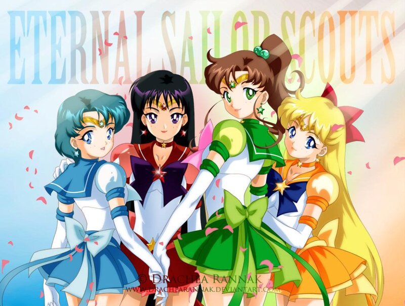 Sailor Scouts group portrait
