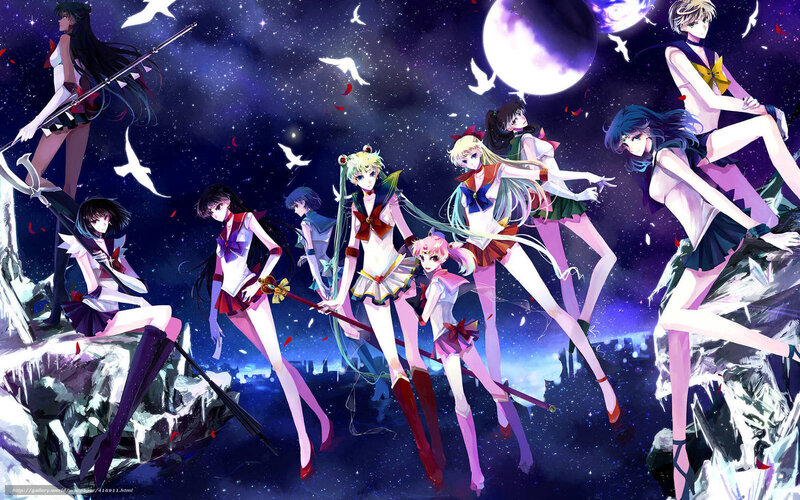Sailor Scouts Group — Purple
